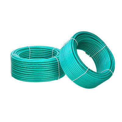 Isoliertes grünes Kupfer-Stromkabel mit PVC-Jacket, flexibler Kern, Einzelkerndraht 1*6MM2