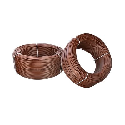 300/500V Rated Voltage Overhead Flexible Cord Round Cables Brown 02 Rv-90 1X0.5mm2 Electrical Power Cable With PVC Jacket