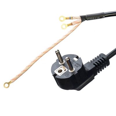 VDE/SNI/KC Stecker Typ 3 Rundspinn Schuko-Verlängerungskabel für Ofen und Ofen Open End Design