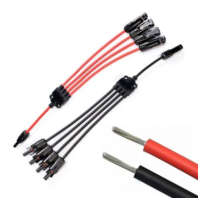 XLPO Isolation 10awg 6mm 1 bis 4 Y Typ H1z2z2-k Solarpanelverlängerungskabel 12awg für nachhaltige Solarlösungen