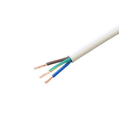 Standard IEC 60227 H05vv f 3x0. 75mm2 PVC-Gehäuse Flexibles elektrisches Draht Mehrkern Kupferkabel pro Meter Stromkabel