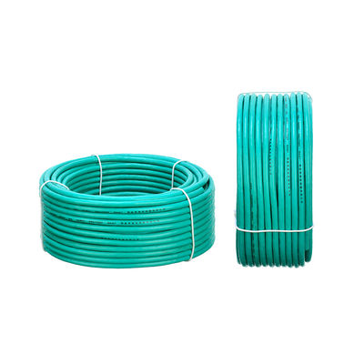 Isoliertes grünes Kupfer-Stromkabel mit PVC-Jacket, flexibler Kern, Einzelkerndraht 1*6MM2