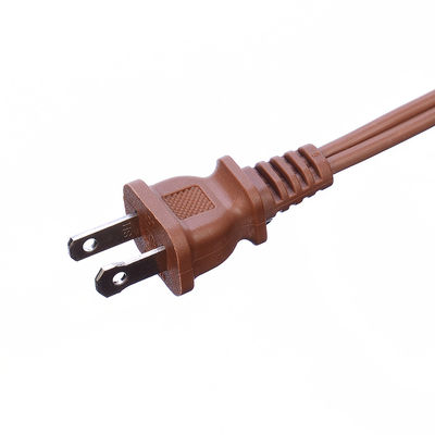 2X16AWG Braun Isolationsschutz ETL Stecker Stromkabel Verlängerungskabel NEMA Männlicher Ende Typ ETL Compliant ETL zertifiziert