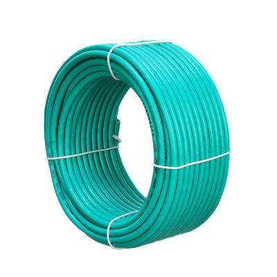 Isoliertes grünes Kupfer-Stromkabel mit PVC-Jacket, flexibler Kern, Einzelkerndraht 1*6MM2