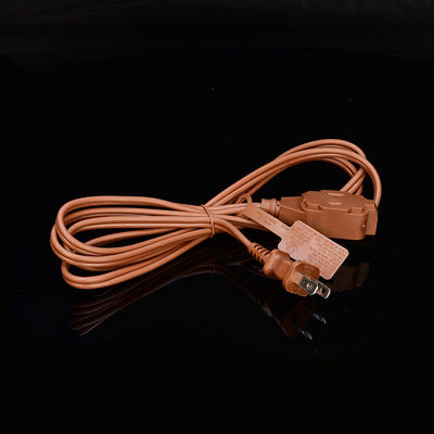 2X16AWG Braun Isolationsschutz ETL Stecker Stromkabel Verlängerungskabel NEMA Männlicher Ende Typ ETL Compliant ETL zertifiziert