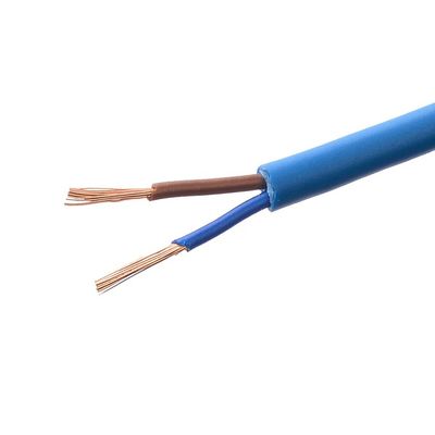 Blaues PVC isoliertes RVV 2-Kern 2X0,75 mm2 Stromkabel für Haushaltsgeräte
