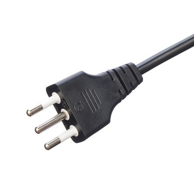 Heimatgerät Sauerstofffreies Bared Stranded Kupfer 3 Pin 16A Stecker Stromkabel C13 Stecker Schwarz Italia Standard Stromkabel