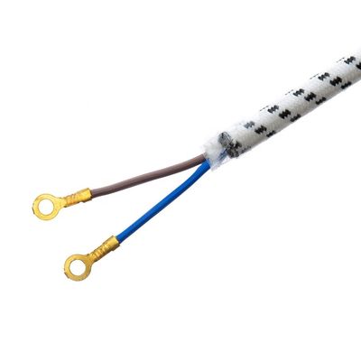 10A/250V PSE 2Pin Stecker Stromkabel 4,8mm Terminal Weiß SNI mit langlebigen Sauerstofffreien Bared Stranded Kupfer