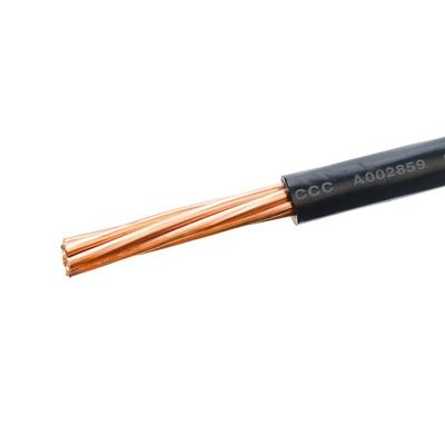 Solid Core Round Cables BV 1X10mm2 Schwarzes Laptop-Stromkabel mit PVC-Jackett und Isolierung