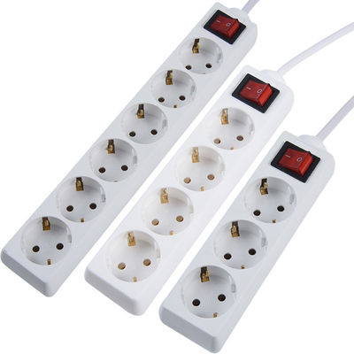 CE-zertifizierte EU-Erweiterungssteckdose mit 3x1,5 mm Kabel und Schalter WIFI KEIN Standard EU 1 Meter Kabel mit Schalter