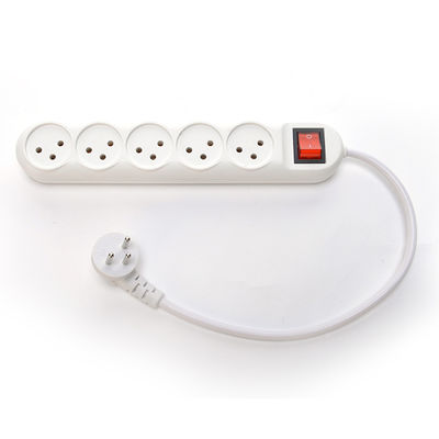 Stromversorgung Israel Typ 5 Pin Multi Socket Plug Verlängerungskabel kundenspezifische Unterstützung Erweiterte VDE Standardkabel H05vv-f 3g1