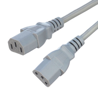 CCC-zertifizierte Computer-Stromleitung Y Splitter 3C Stecker mit 2-Wege-C13 Steckdose 16a 3-Pin