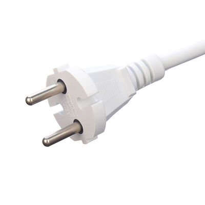 Kabelspezifikation H05VV-F 2x1.0mm2 Netzwerk SDK Direct VDE 10A Stecker-Stromleitungen Verlängerungsleitungen für Haushaltsgeräte