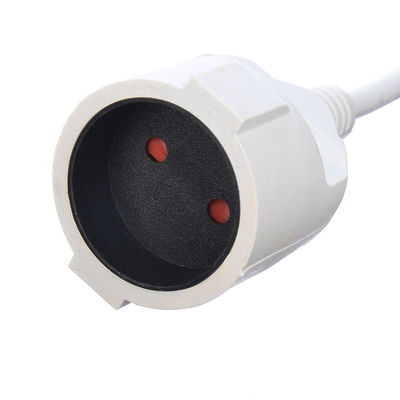 Kabelspezifikation H05VV-F 2x1.0mm2 Netzwerk SDK Direct VDE 10A Stecker-Stromleitungen Verlängerungsleitungen für Haushaltsgeräte