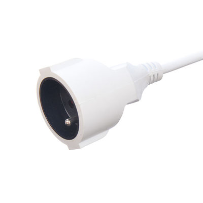 Kabelspezifikation H05VV-F 2x1.0mm2 Netzwerk SDK Direct VDE 10A Stecker-Stromleitungen Verlängerungsleitungen für Haushaltsgeräte