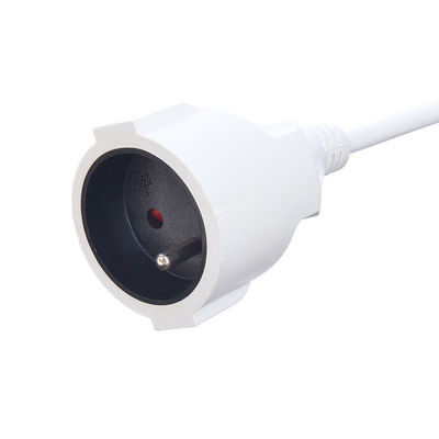 Kabelspezifikation H05VV-F 2x1.0mm2 Netzwerk SDK Direct VDE 10A Stecker-Stromleitungen Verlängerungsleitungen für Haushaltsgeräte