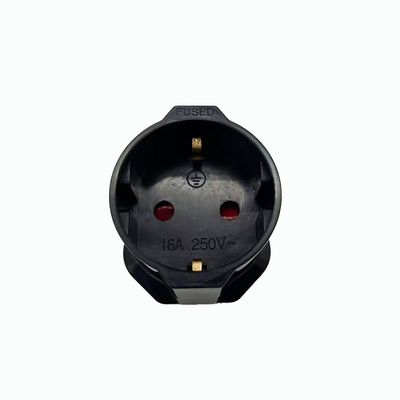 Allzweck-Adapter UK 3-Pin-Stecker mit Sicherung für EU-Steckdose 2-Pin und Erdkontakt CE-zertifiziert