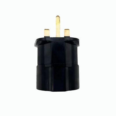 Allzweck-Adapter UK 3-Pin-Stecker mit Sicherung für EU-Steckdose 2-Pin und Erdkontakt CE-zertifiziert