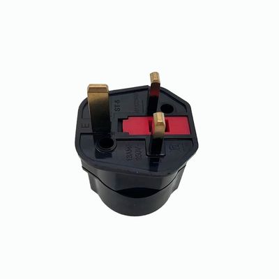 Allzweck-Adapter UK 3-Pin-Stecker mit Sicherung für EU-Steckdose 2-Pin und Erdkontakt CE-zertifiziert