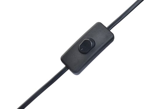 2.5A 2 Pins Stecker Stromkabel Schwarzer Wasserkocher Stecker mit Steckverbinder oder Steckdose Sauerstofffreie entblößte Kupferleiter