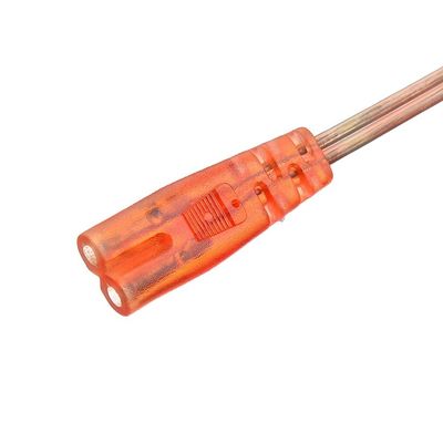 Handelsübliche Direktverbindung 2.5A 2-Pin-Stecker Stromkabel Schwarzer Wasserkocher Stecker mit IEC60320 C7 Stecker VDE Stromkabel