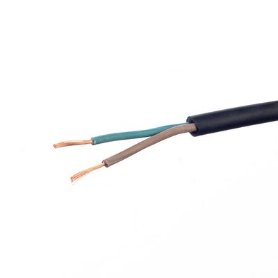 VDE-Standard H05rr f Kautschuk-Stromkabel 2x0,75 Elektrisch für Haushaltsgeräte -5C bis 70C 2C X0,75MM2 Normale Abschnitte