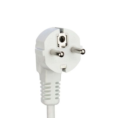 Sauerstofffreie, entblößte, gefesselte Kupfer 2XC13 weiblich, weiß, Y-Typ Splitter Stromkabel 250V/16A Stromverlängerungskabel VDE genehmigt