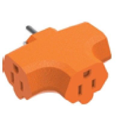 SDK Netzwerk 15-Ampere Adapter 3 Erdung 1 bis 3 Steckdosen Schwerlast Nema 5-15p bis Mehrfach Nema 5-15r Wasserdichte Mehrzweckverlängerung