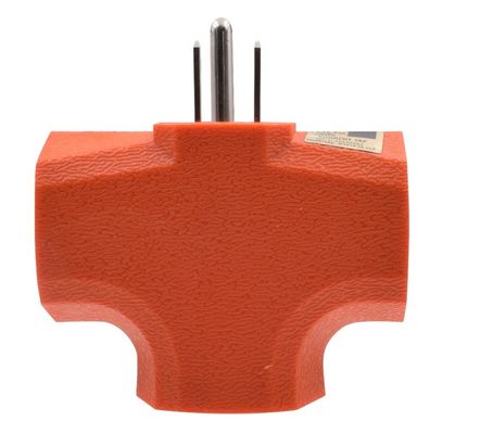 SDK Netzwerk 15-Ampere Adapter 3 Erdung 1 bis 3 Steckdosen Schwerlast Nema 5-15p bis Mehrfach Nema 5-15r Wasserdichte Mehrzweckverlängerung