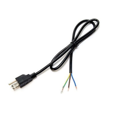 Kabelspezifikation 16/14/18AWG ETL Standard-Stromkabel für Laptop 15A NEMA-15P 3-Phasen-Stecker-Stromkabelherstellungsmaschine