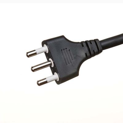Schwarz 16awg BC01 und 220v 10m Solarverlängerungskabel IMQ Standard 3 Spitze US Stromkabel Sauerstofffrei Bared Stranded Kupfer