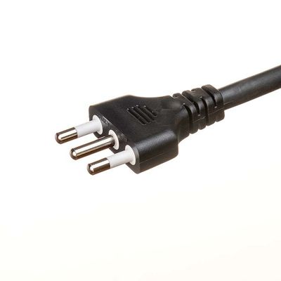Schwarz 16awg BC01 und 220v 10m Solarverlängerungskabel IMQ Standard 3 Spitze US Stromkabel Sauerstofffrei Bared Stranded Kupfer