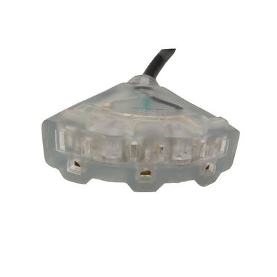 Home Appliance 3 Pin Heavy Duty 12 Gauge Extension Cord 3-foot ETL Standard Black/Grey Power Cord 15A 125v Electrical Cable