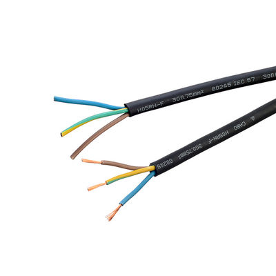 Isoliertes VDE-Standard H05 Rr Kabel Gummi 2x0,75 Kupferkabel für Haushaltsgeräte und Außentemperaturbereich -5 °C bis 70 °C