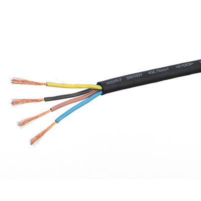 Isoliertes VDE-Standard H05 Rr Kabel Gummi 2x0,75 Kupferkabel für Haushaltsgeräte und Außentemperaturbereich -5 °C bis 70 °C