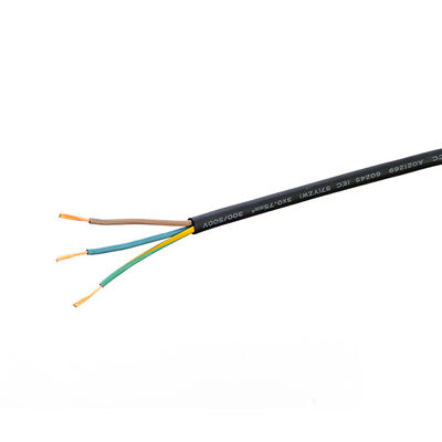 VDE-Standard 16A/250V H07rn-f Stromkabel für Haushaltsgeräte 2-Kern- oder 3-Phasen-Stromkabel H05 Rr Innenraum Normalabschnitte