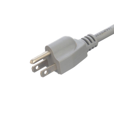 ETL-Stromkabel 14 AWG für Laptops mit offenem Ende 15A NEMA-15P 3-Phasen-Stecker-Verlängerungskabel