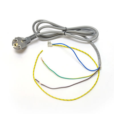 Stromkabel Eu-Stecker mit offenen Enden mit abgestreckten Ringen H05vv-f 3g1.0mm2 Cee7/7 Euro-Stromkabel 1,5 mm und Standard-Erdung