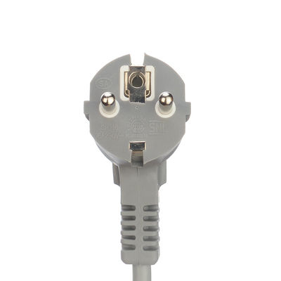 Stromkabel Eu-Stecker mit offenen Enden mit abgestreckten Ringen H05vv-f 3g1.0mm2 Cee7/7 Euro-Stromkabel 1,5 mm und Standard-Erdung