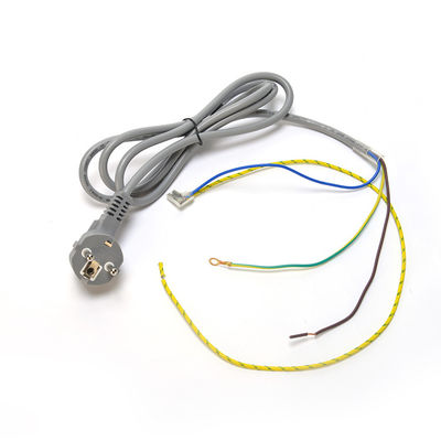 Stromkabel Eu-Stecker mit offenen Enden mit abgestreckten Ringen H05vv-f 3g1.0mm2 Cee7/7 Euro-Stromkabel 1,5 mm und Standard-Erdung