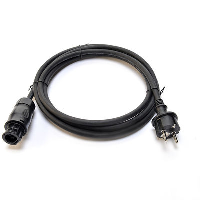 Kautschuk Isolierung H07RN-F Schuko Stecker Wechselstromkabel für Betteri BC01 IP68 Steckverbinder und Solarpanel-Inverter