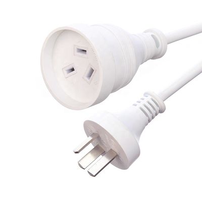 Wasserdichte Steckdose Stromkabel Verlängerungskabel Australien SAA Standard Rated Current 10A-16A für Haushaltsgeräte angepasst