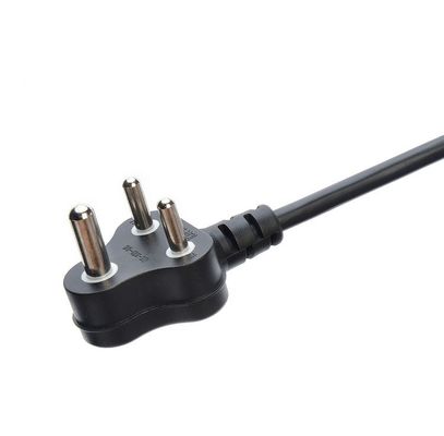16A 3 Stecker Stecker Stromkabel Südafrika SABS Standard für Haushaltsgeräte Schwarzer Laptop Stecker kommerzieller männlicher Ende Typ