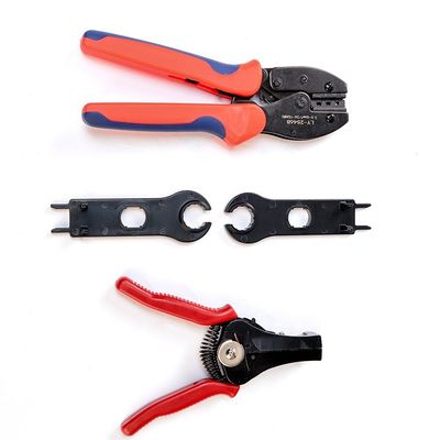 Solar-PV-Kabel-Zweige-Stecker-Kremmwerkzeuge-Kit IEC Weibliche Endart für 2,5MM2/4MM2/6MM2 PV-Kabel und PV004-Anschlüsse