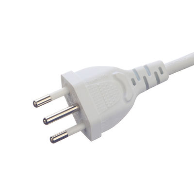 Anpassung Brasilien 10A/250V 3 Stecker Stecker 3x0.75MM2 PS4 Stromkabel für Salzlampe nach DIN VDE 0620/EN 50075 1990 zertifiziert