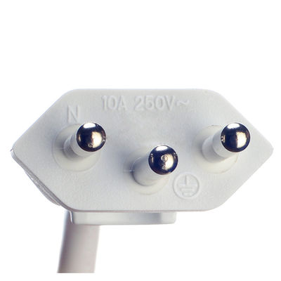 Anpassung Brasilien 10A/250V 3 Stecker Stecker 3x0.75MM2 PS4 Stromkabel für Salzlampe nach DIN VDE 0620/EN 50075 1990 zertifiziert