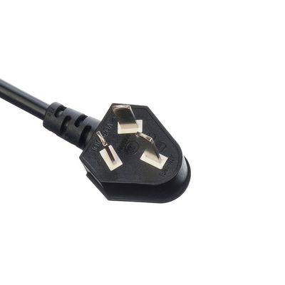 CCC Standard 3-Stift Laptop-Stromkabel Ac Australien Stromkabel H05vv-f Au Ac Stromkabel 16A 250V maßgeschneidert Schwarz