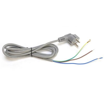 16A Stecker VDE H05vv-f 3g1.0mm2 Draht entfernt mit offenem Ende kundenspezifischer Wechselstrom-Computer-Leistung Euro-Cord