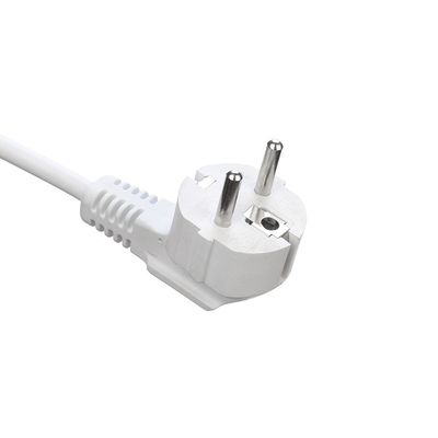 16A Stecker-Stromkabel für Haushaltsgeräte EU 2 Stangen Steckdose Sauerstofffreies Bared Stranded Kupfer und wasserdichtes Stromkabel