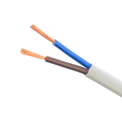 2 Kern 2x0,5mm2 VDE H03VVH2-F PVC Jacket Niederspannungs-Stromkabel für Haus Isolierte sauerstofffreie Kupferdrahtheizung